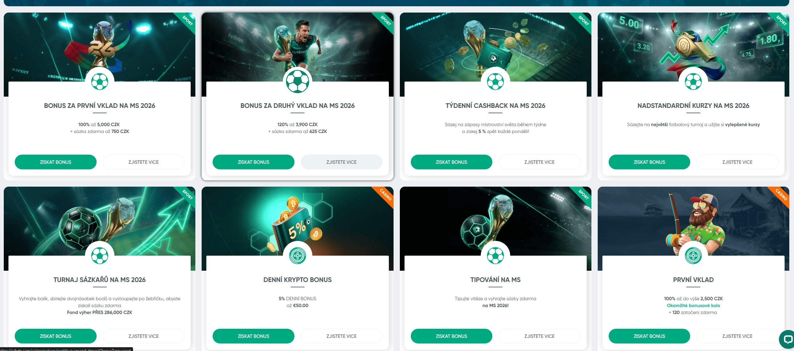 Jak získat bonus u Ivibet v Česku